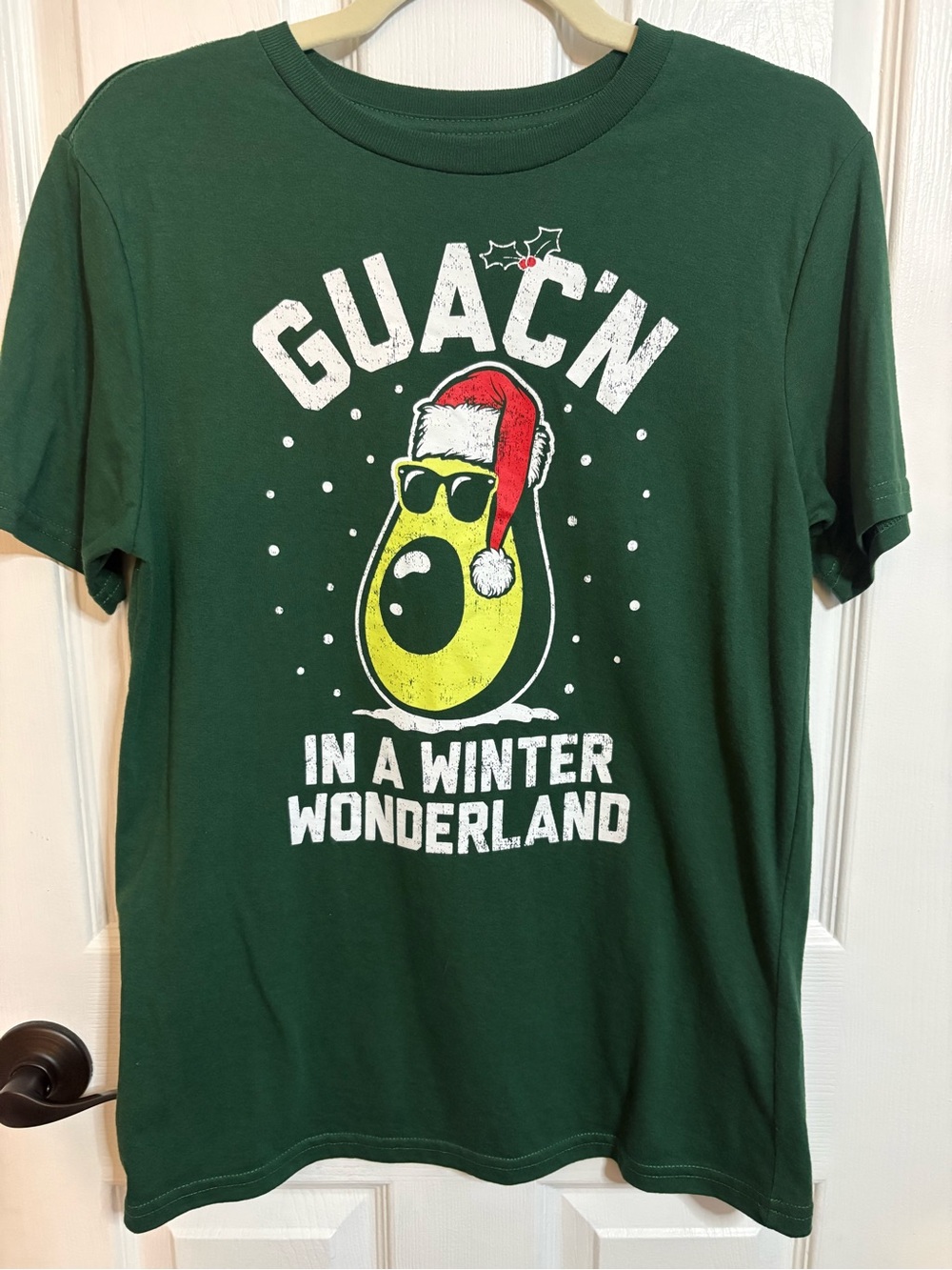 Holiday Tee 2-Pack: Avocado Winter Wonderland & Holiday Magic, Size Small